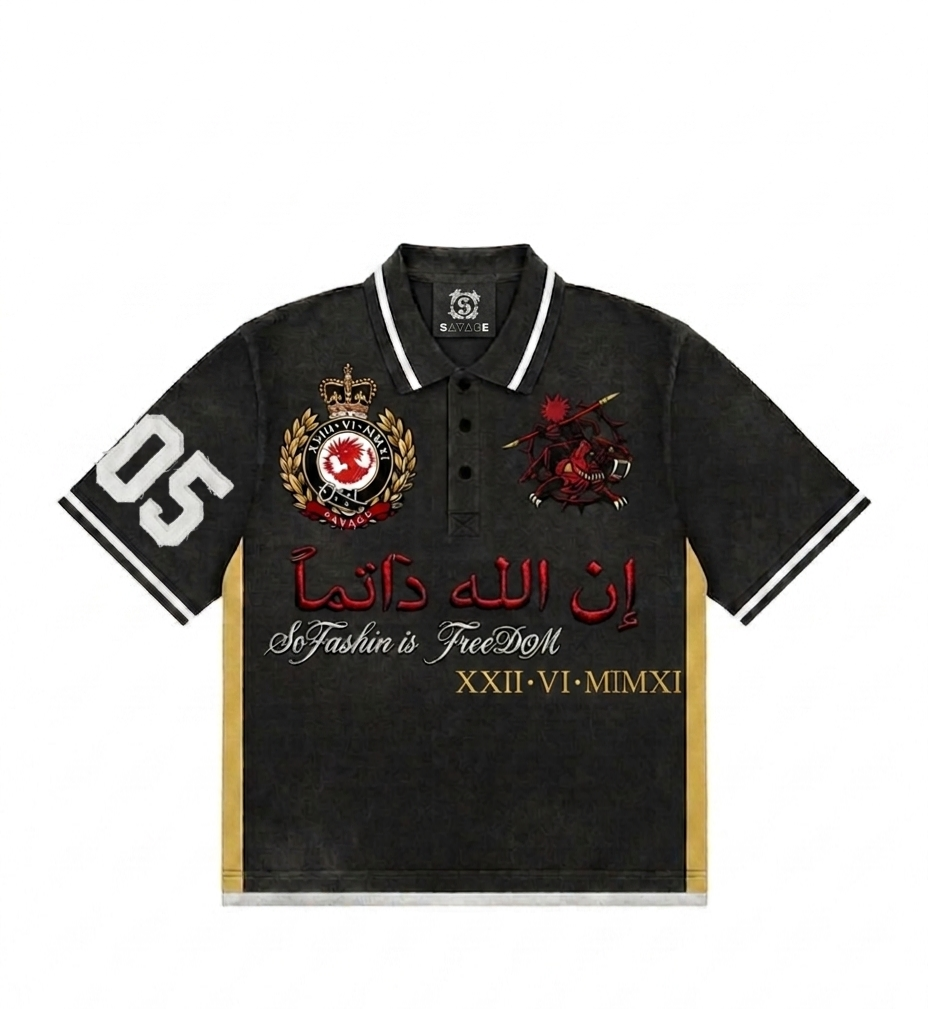 Savage Black Polo